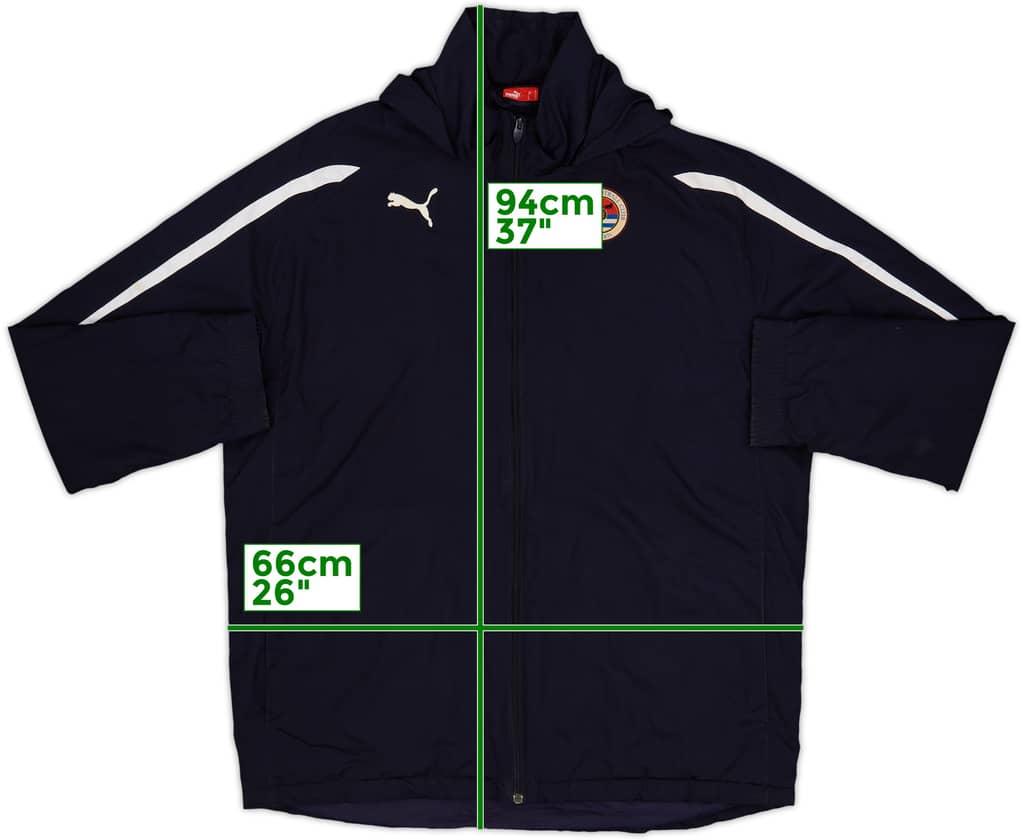 2011-12 Reading Puma Padded Bench Coat - 7/10 - (L)