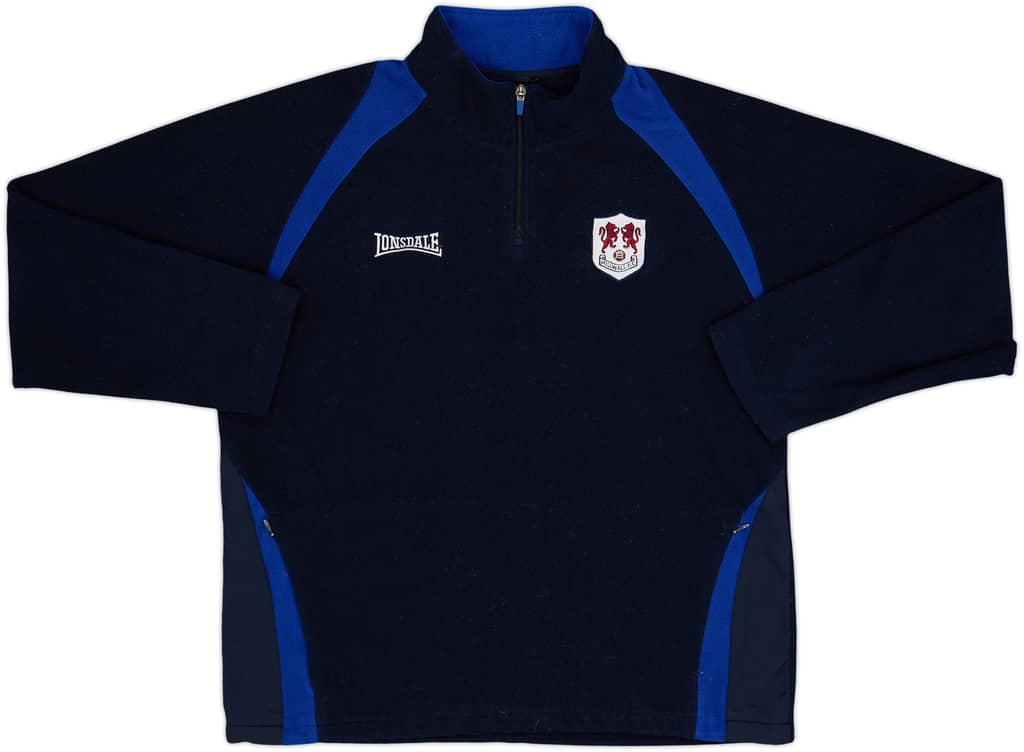 2005-07 Millwall Lonsdale 1/4 Zip Fleece Top - 8/10 - (L)