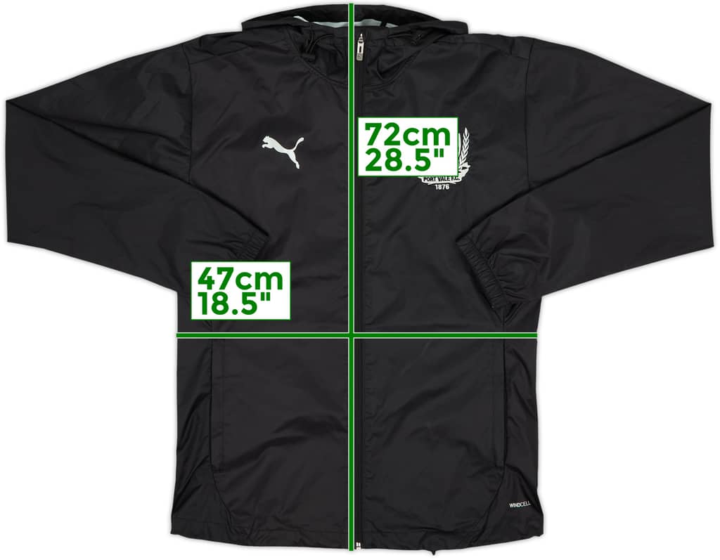 2023-24 Port Vale Puma Hooded Rain Jacket - 10/10 - (S)
