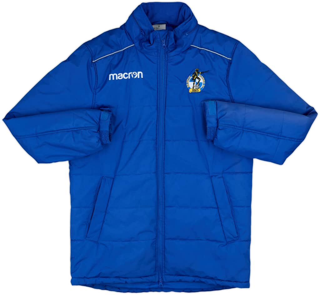 2016-17 Bristol Rovers Macron Padded Bench Coat - 4/10 - (M)