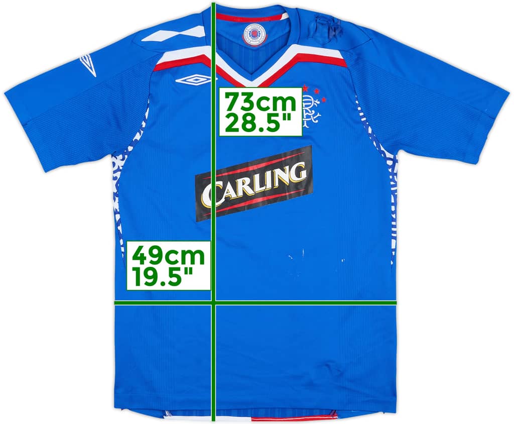 2007-08 Rangers Home Shirt - 5/10 - (M)