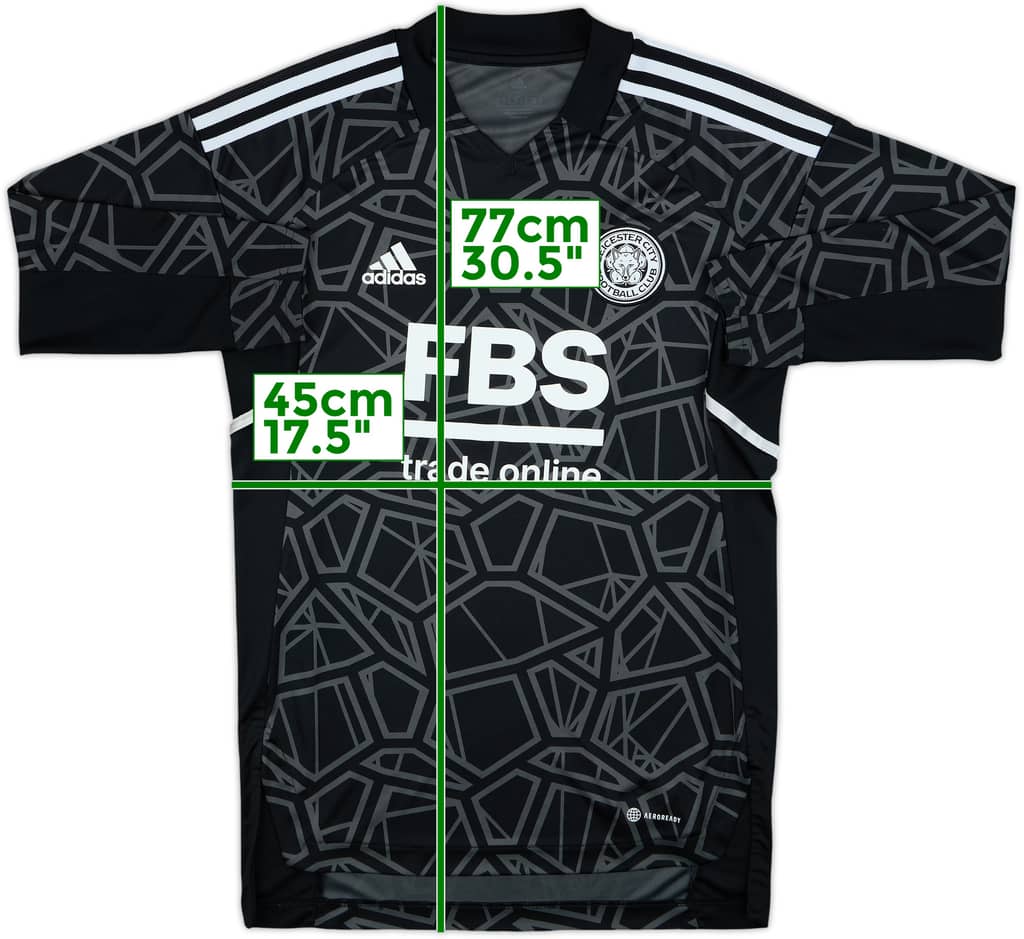 2022-23 Leicester GK Shirt - 9/10 - (S)