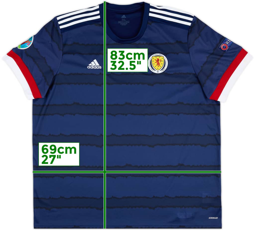 2020-22 Scotland Home Shirt - 9/10 - (3XL)