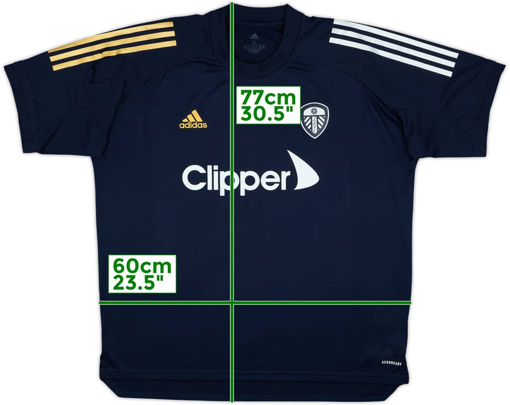 2020-21 Leeds adidas Training Shirt - 9/10 - (XL)