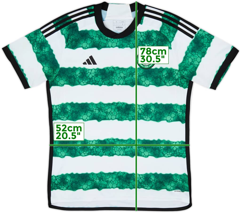 2023-24 Celtic Home Shirt - 8/10 - (L)