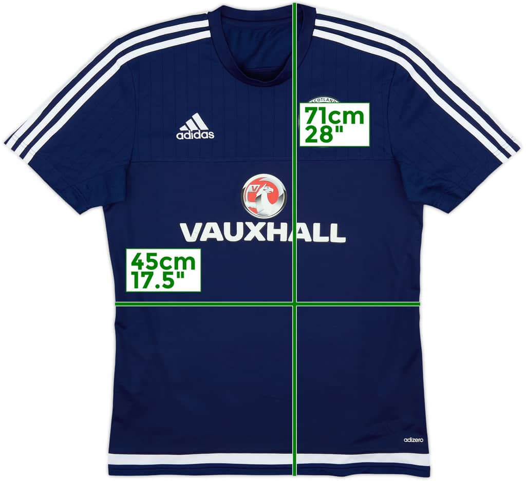 2015-16 Scotland adidas Training Shirt - 7/10 - (M)