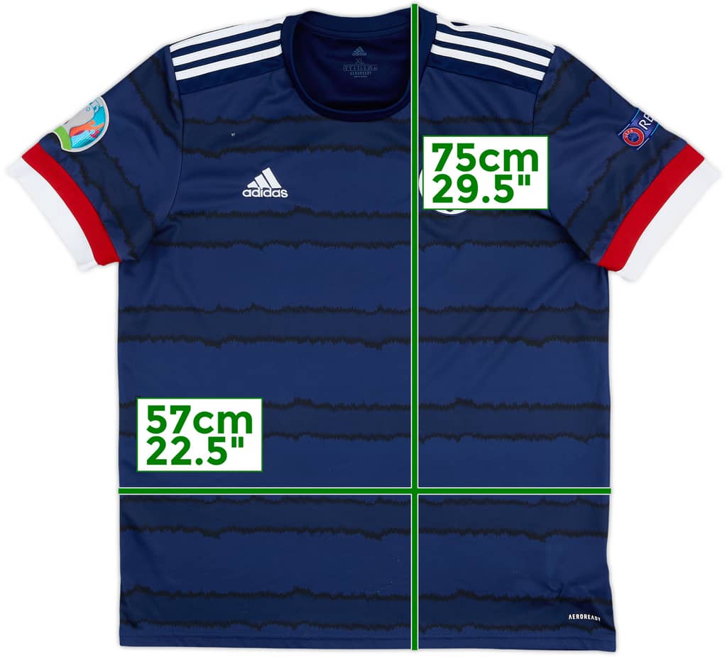 2020-22 Scotland Home Shirt - 7/10 - (XL)