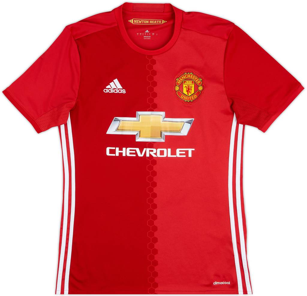 2016-17 Manchester United Home Shirt Carrick #16 - 8/10 - (S)