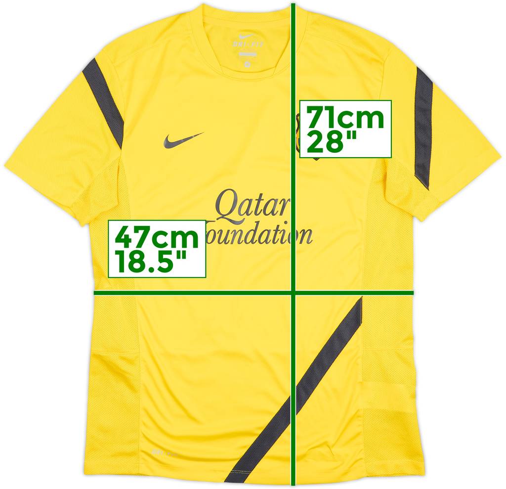 2011-12 Barcelona Nike Training Shirt - 10/10 - (M)