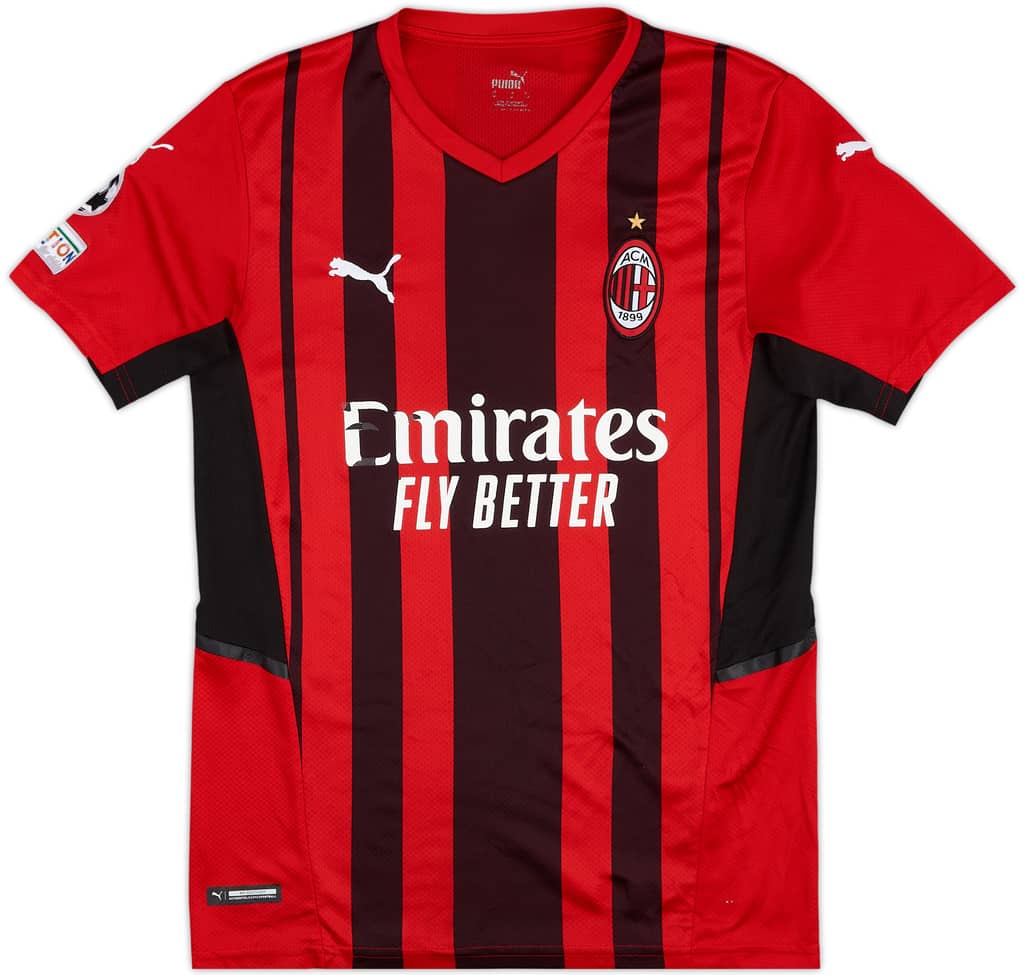 2021-22 AC Milan Home Shirt - 4/10 - (M)