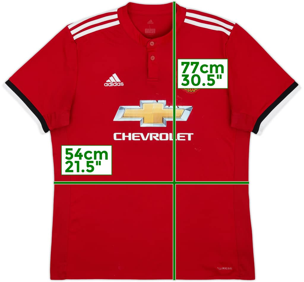 2017-18 Manchester United Home Shirt - 5/10 - (L)