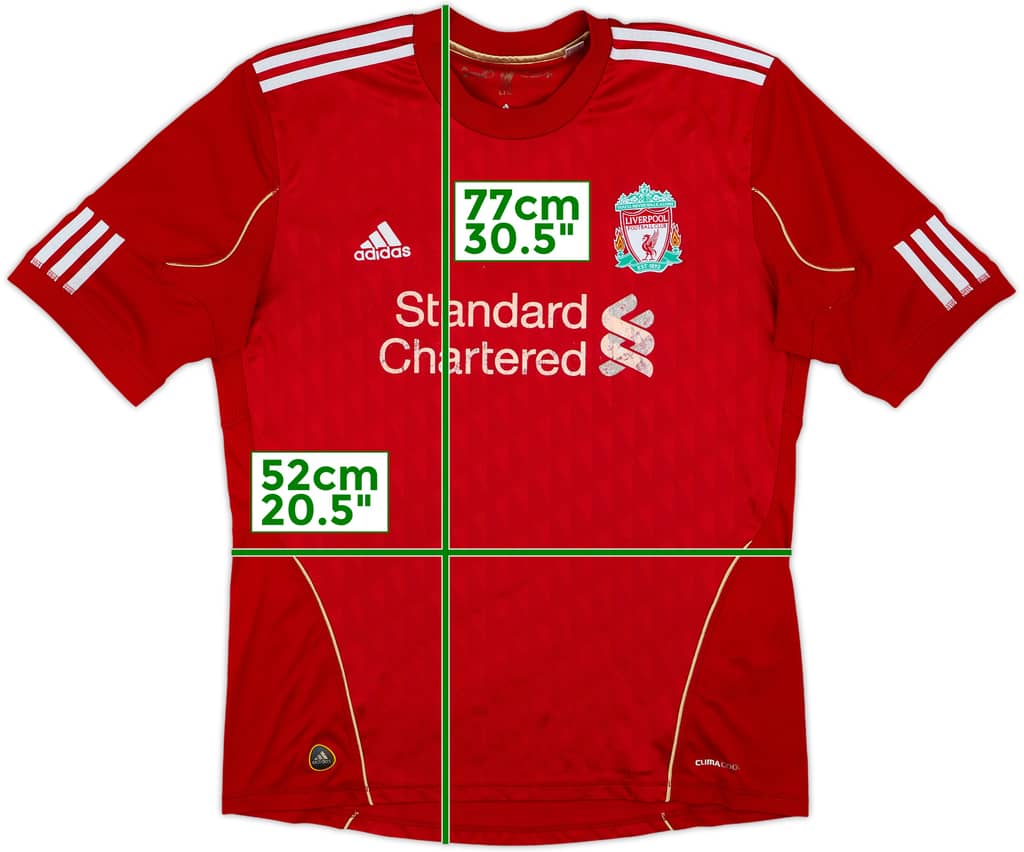 2010-12 Liverpool Home Shirt - 4/10 - (L)