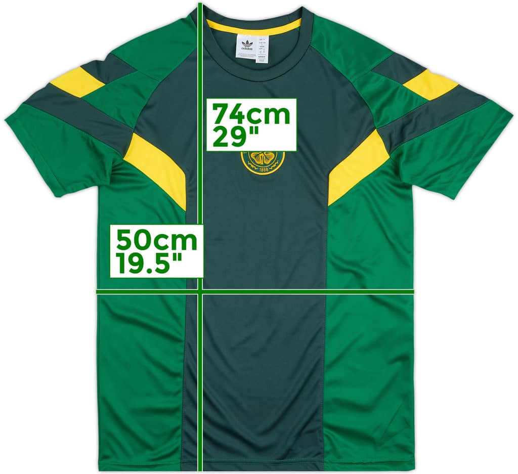 2025-26 Celtic adidas Originals Retro Training Shirt - 10/10 - (L)
