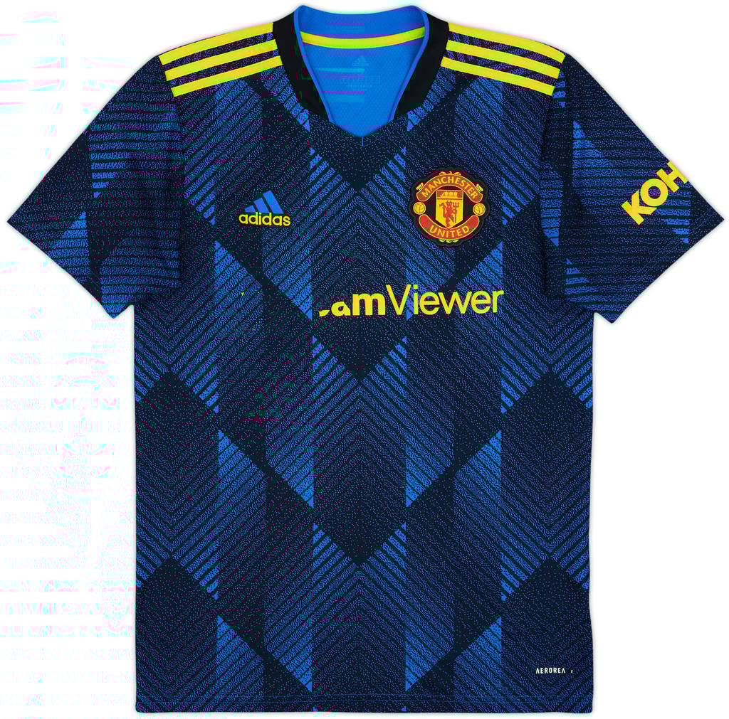 2021-22 Manchester United Third Shirt - 4/10 - (S)