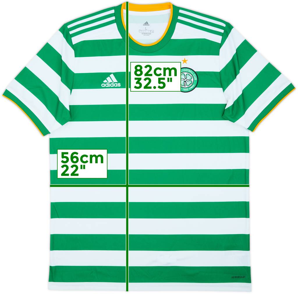 2020-21 Celtic Home Shirt - 8/10 - (L)