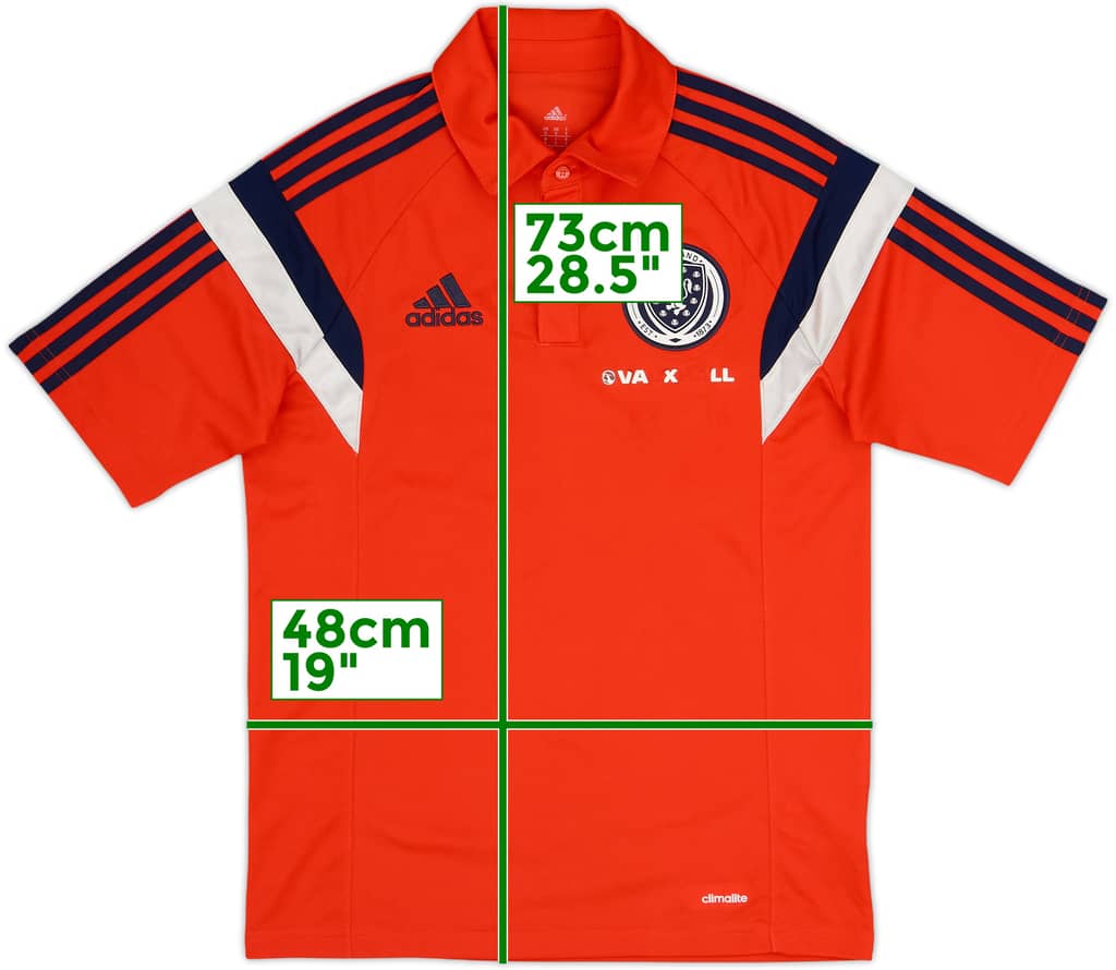 2014-15 Scotland adidas Polo Shirt - 4/10 - (S)