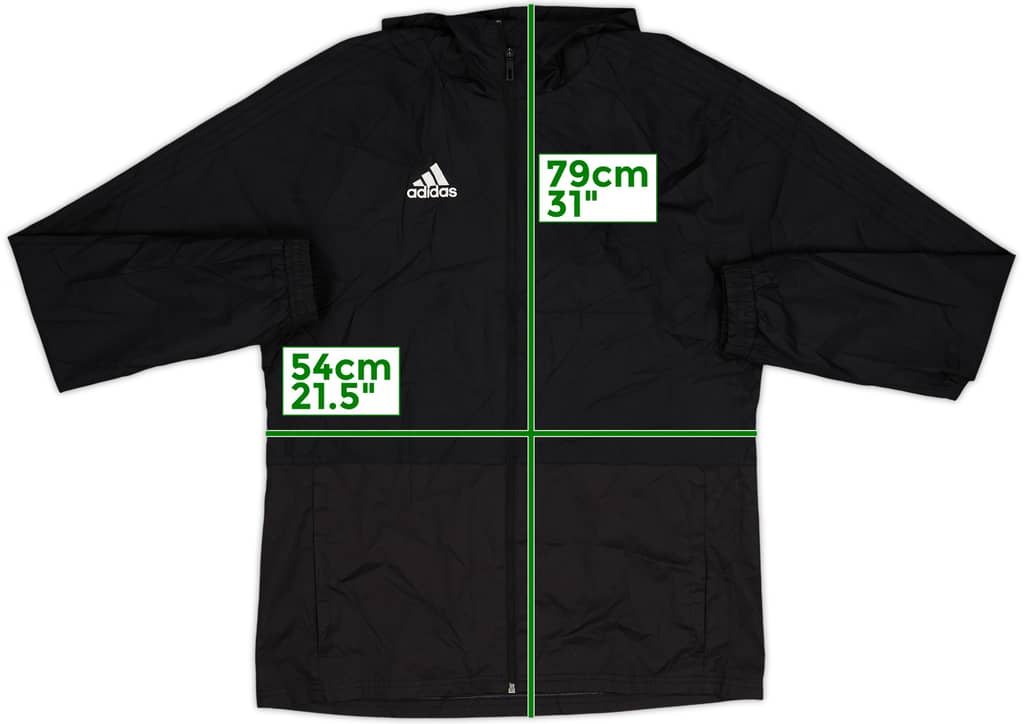 2018-19 Northern Ireland adidas Hooded Track Jacket - 8/10 - (M)