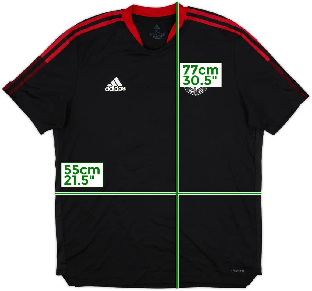 2021-22 Manchester United adidas Training Shirt - 9/10 - (XL)