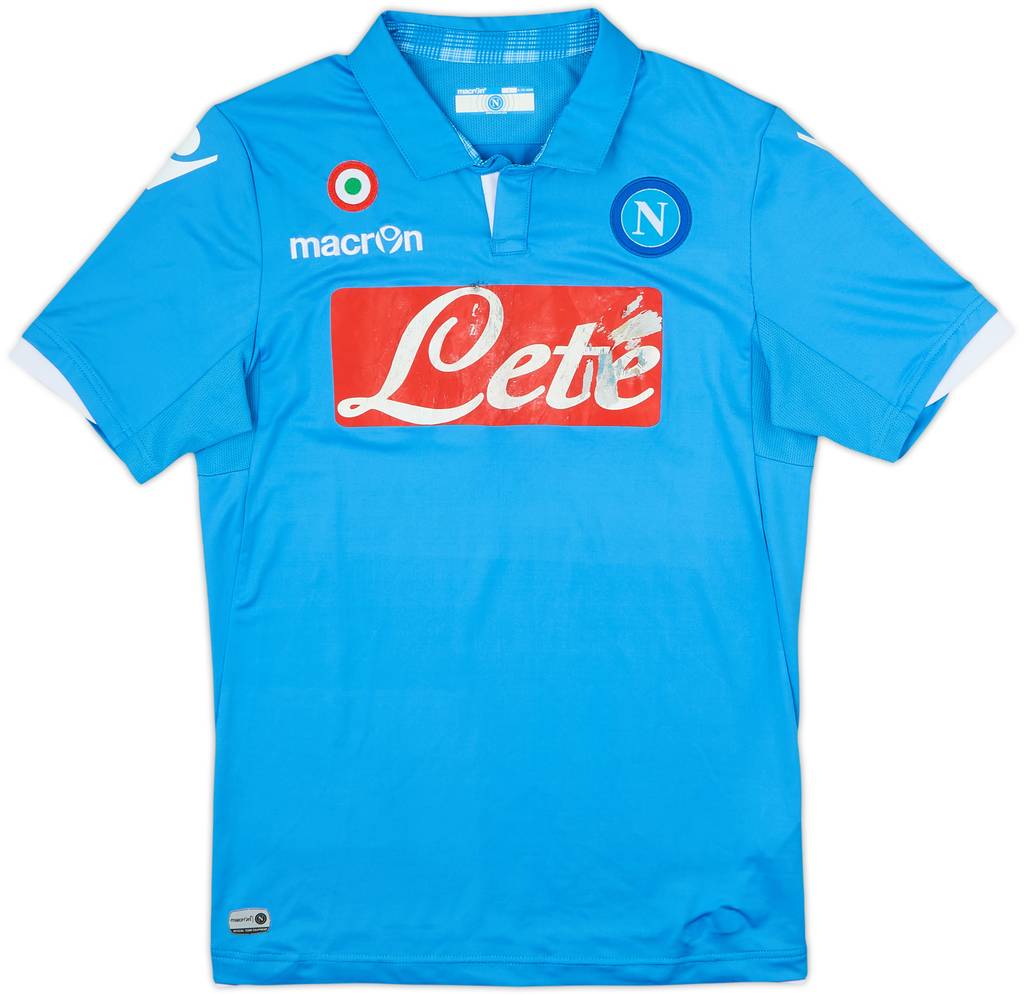 2014-15 Napoli Home Shirt - 4/10 - (L)