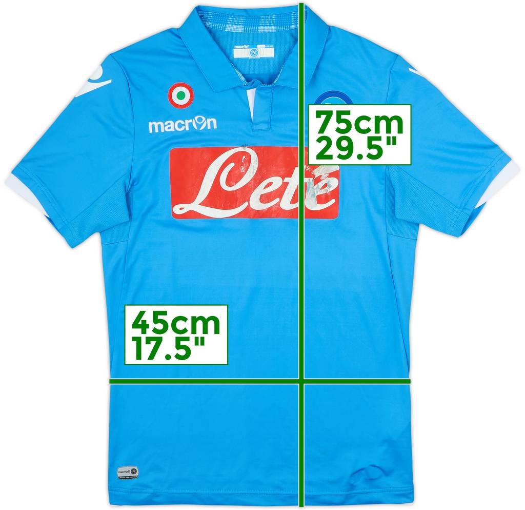 2014-15 Napoli Home Shirt - 4/10 - (L)