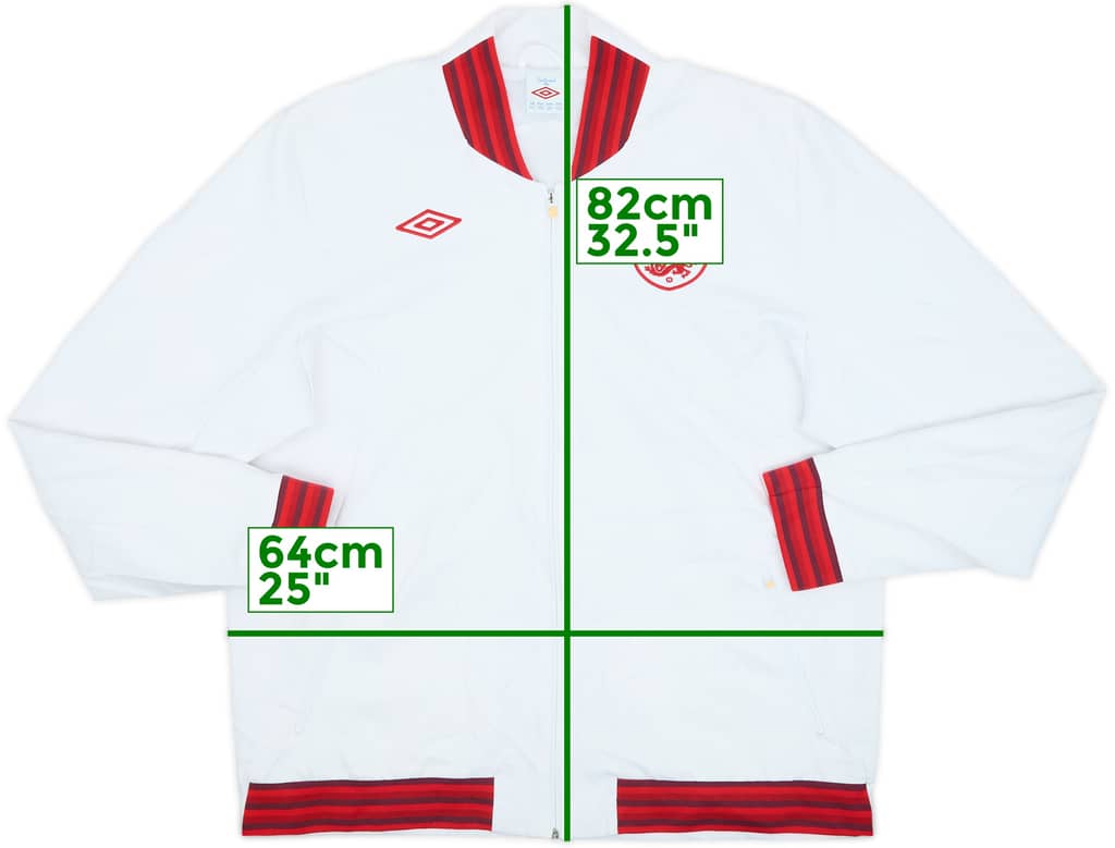 2010-11 England Umbro Track Jacket - 7/10 - (XXL)