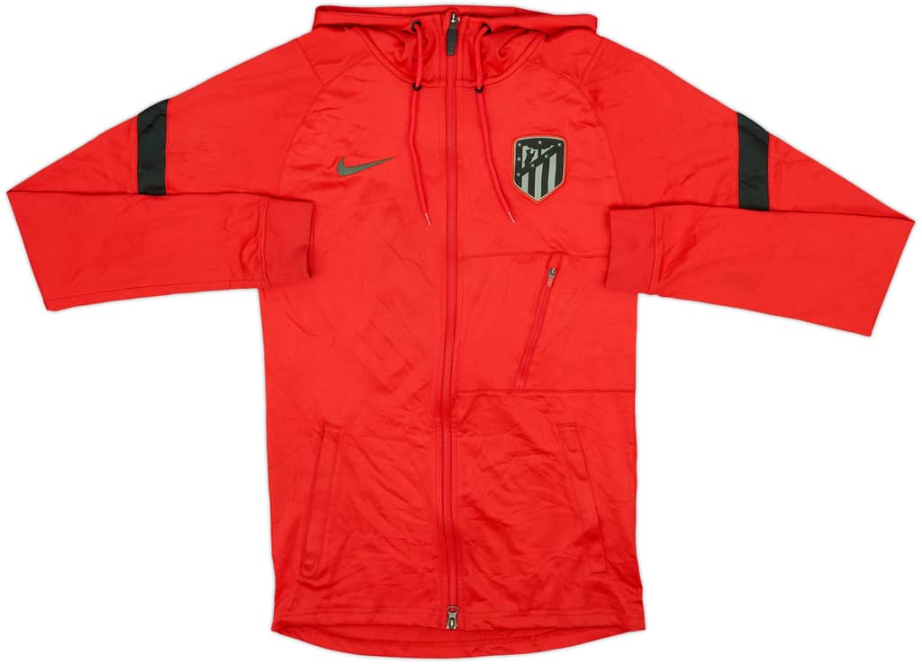 2021-22 Atletico Madrid Nike Hooded Track Jacket - 7/10 - (XS)