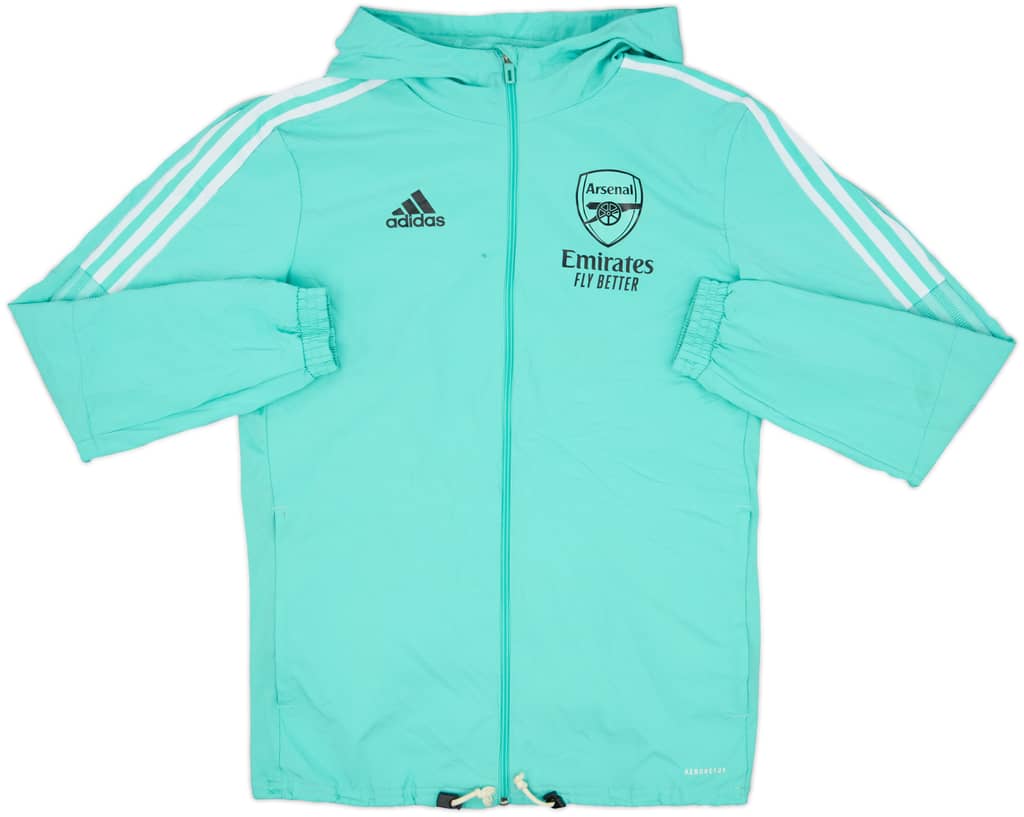 2021-22 Arsenal adidas Hooded Track Jacket - 6/10 - (S)