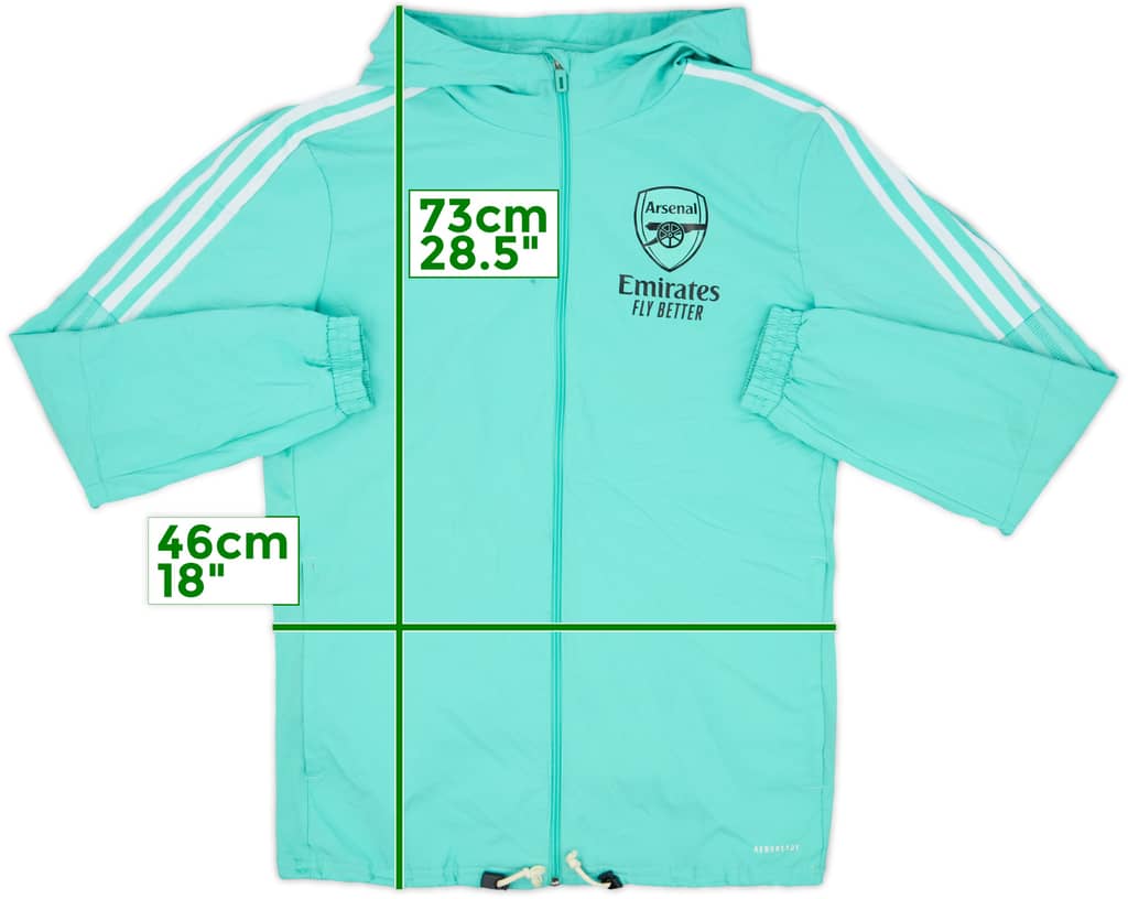 2021-22 Arsenal adidas Hooded Track Jacket - 6/10 - (S)