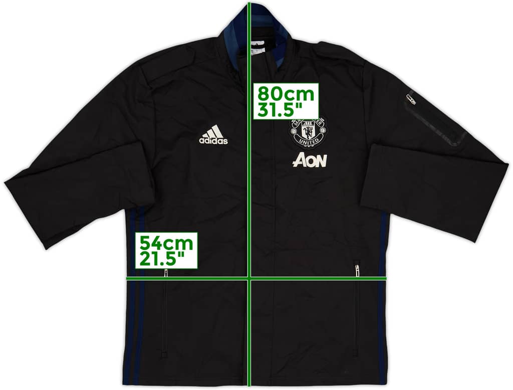 2016-17 Manchester United adidas Bomber Jacket - 8/10 - (M)
