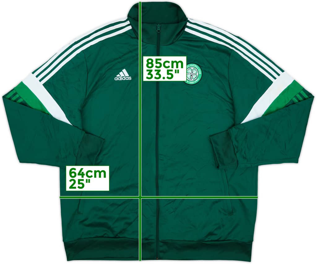 2021-22 Celtic adidas Track Jacket - 7/10 - (XXL)