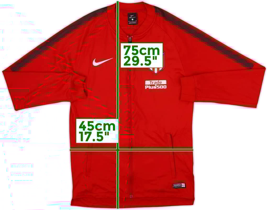 2017-18 Atletico Madrid Nike Track Jacket - 6/10 - (S)