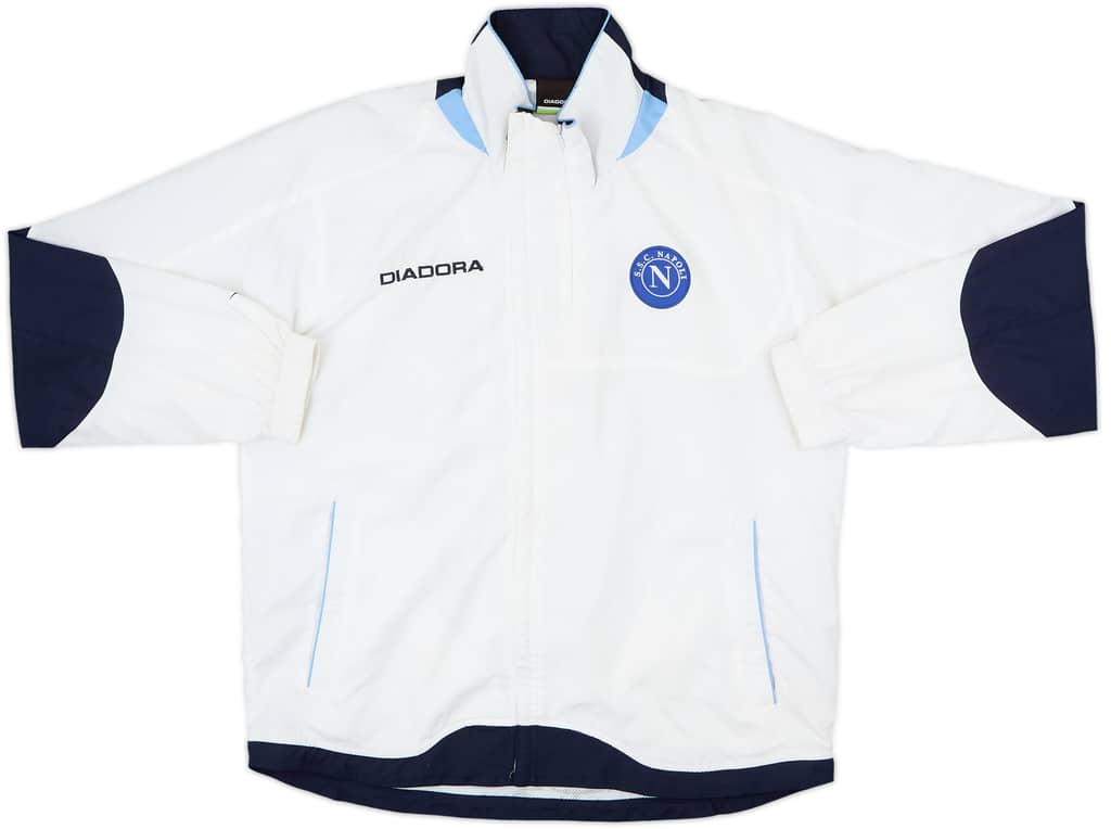 2006-07 Napoli Diadora Track Jacket - 8/10 - (M)