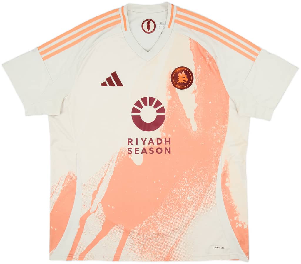 2024-25 Roma Away Shirt - 9/10 - (XXL)