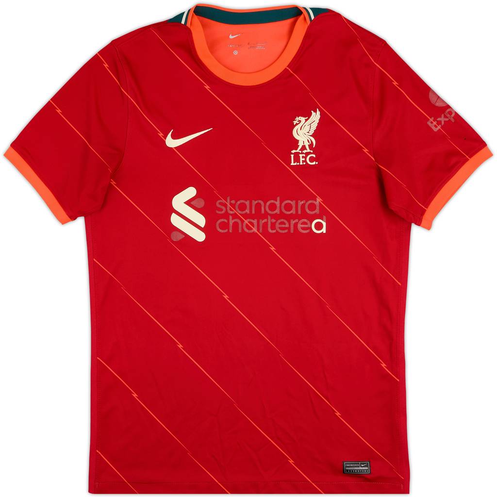 2021-22 Liverpool Home Shirt - 3/10 - (M)