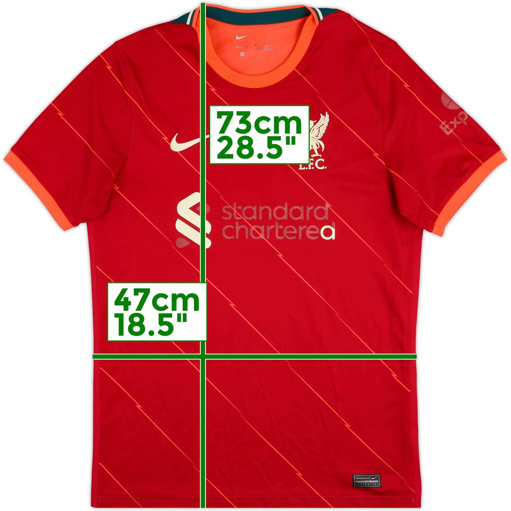 2021-22 Liverpool Home Shirt - 3/10 - (M)