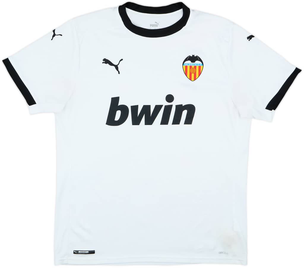 2020-21 Valencia Home Shirt - 7/10 - (L)