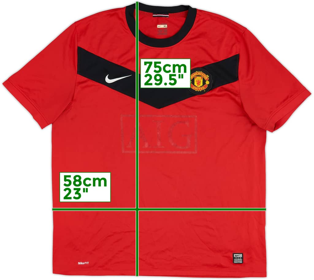 2009-10 Manchester United Home Shirt - 4/10 - (XL)