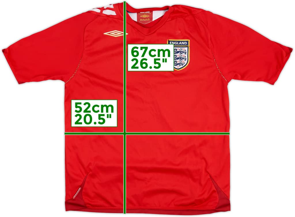 2006-08 England Away Shirt - 5/10 - (L)