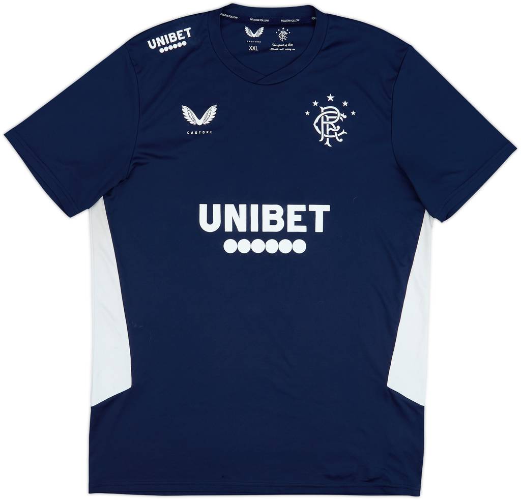 2020-21 Rangers Castore Training Shirt - 7/10 - (XXL)