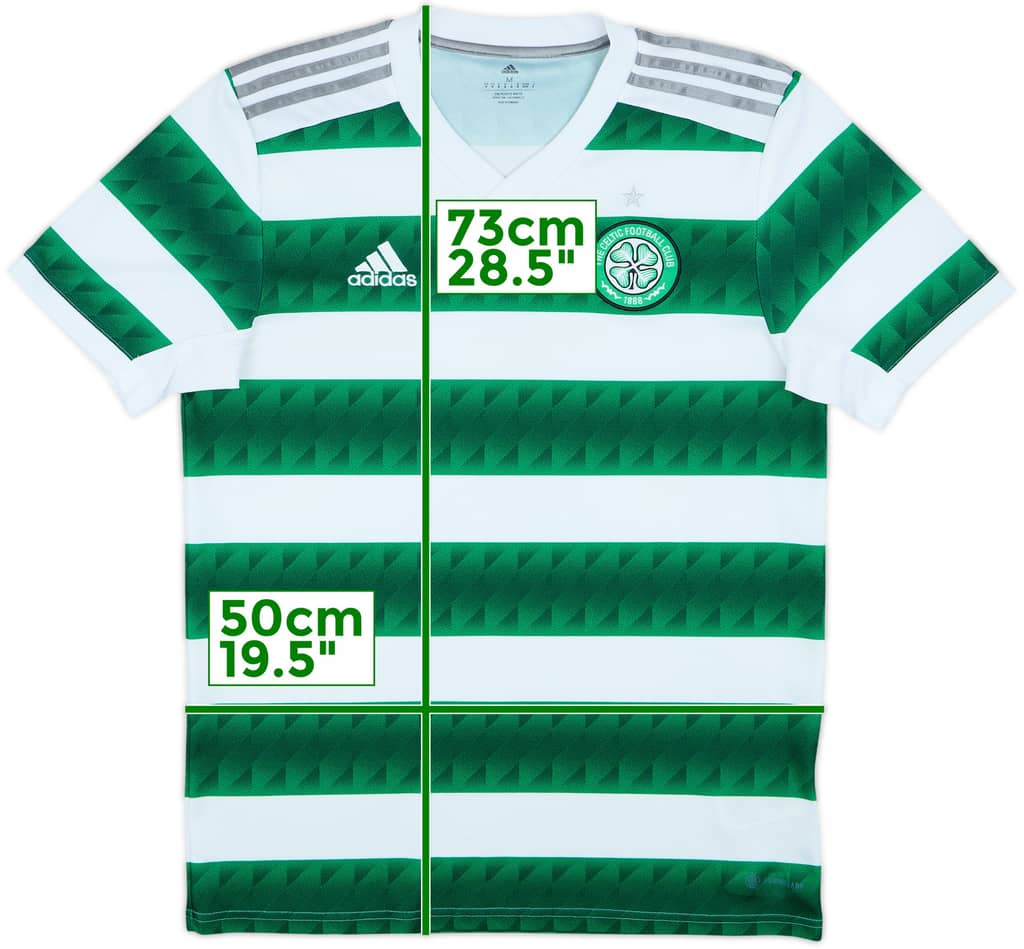 2022-23 Celtic Home Shirt - 9/10 - (M)