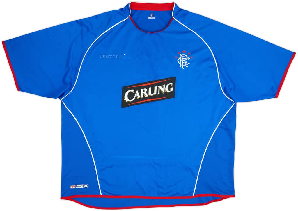 2005-06 Rangers Home Shirt - 4/10 - (3XL)