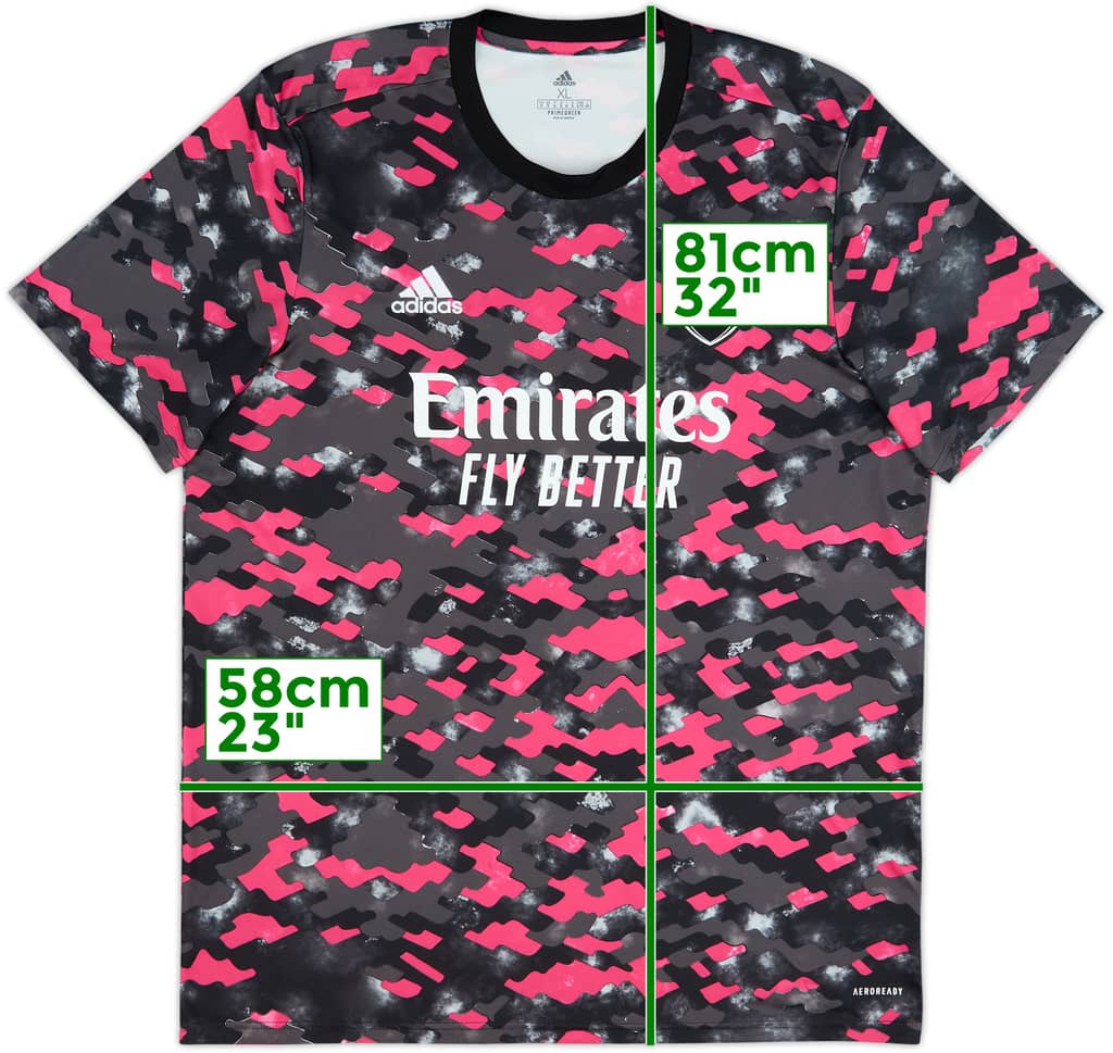 2021-22 Arsenal adidas Training Shirt - 10/10 - (XL)