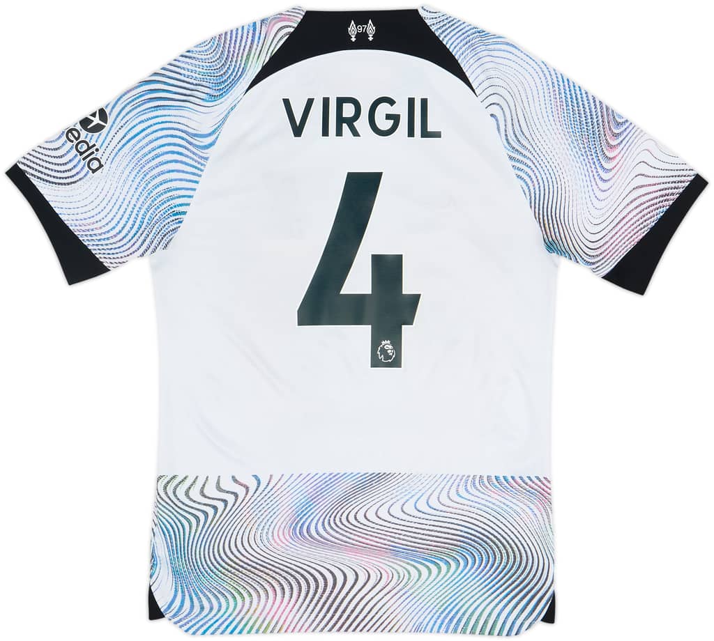 2022-23 Liverpool Away Shirt Virgil #4 - 8/10 - (S)