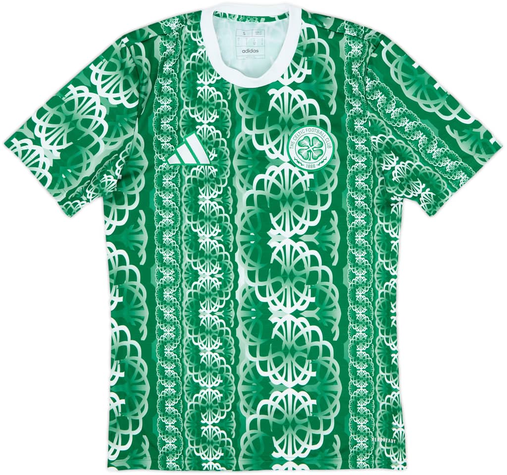 2024-25 Celtic adidas Pre-Match Training Shirt - 10/10 - (S)