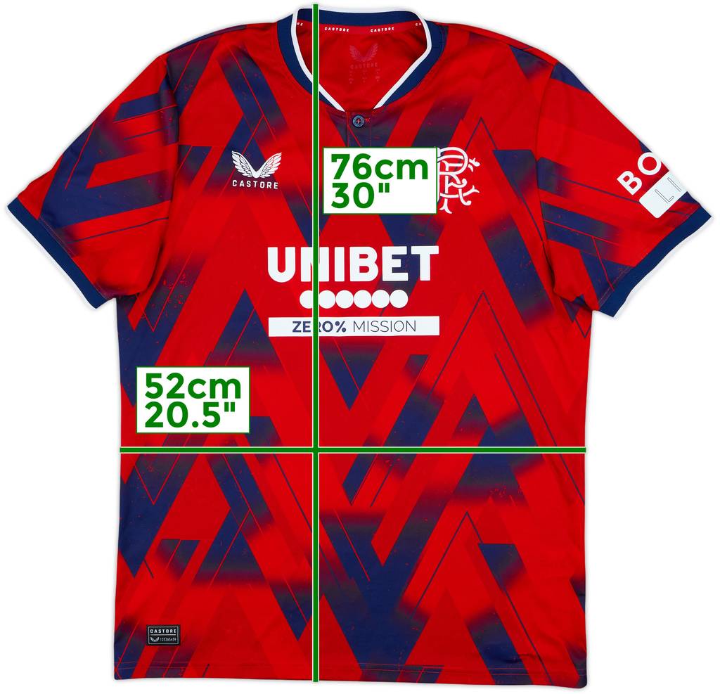 2023-24 Rangers Fourth Shirt - 9/10 - (L)