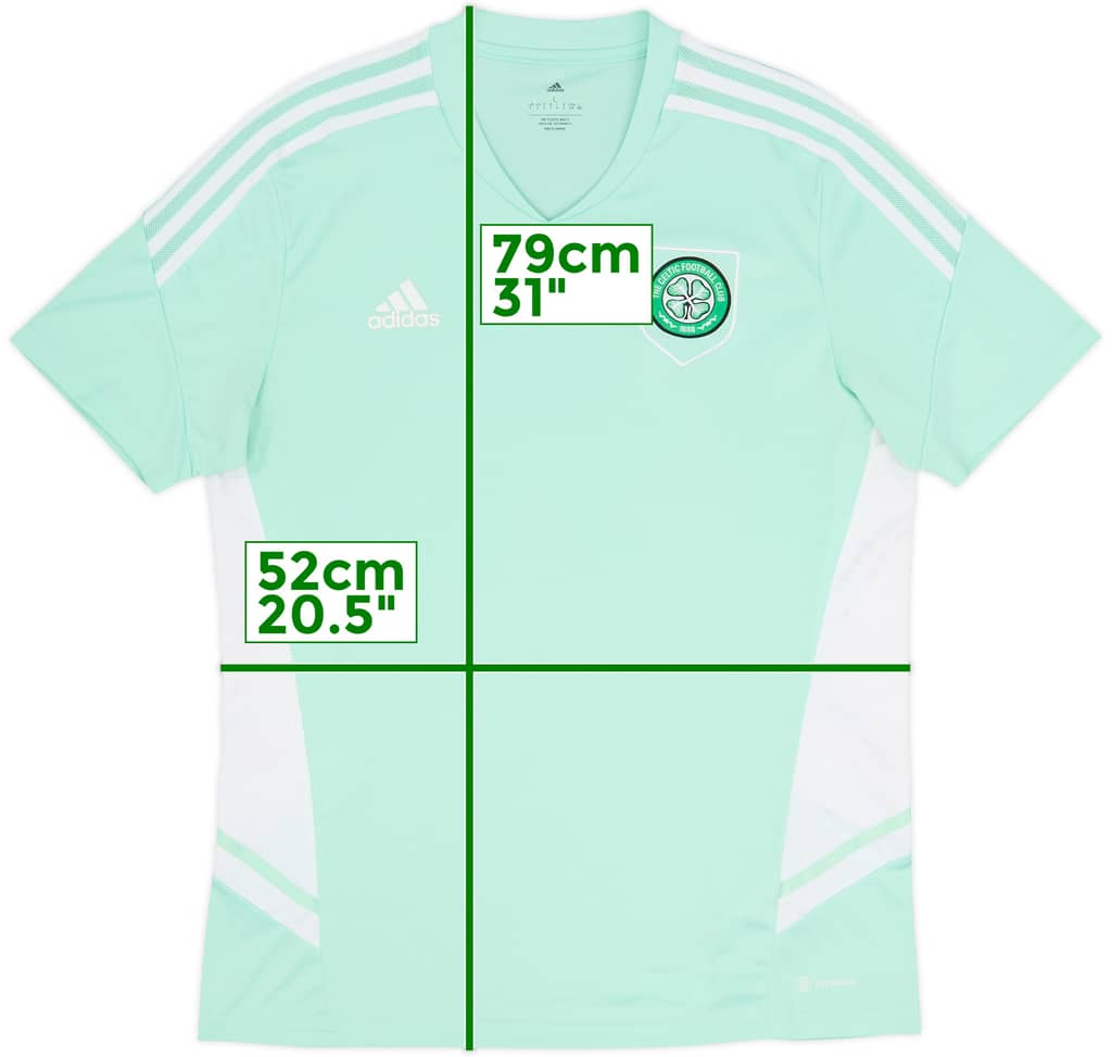 2022-23 Celtic adidas Training Shirt - 10/10 - (L)