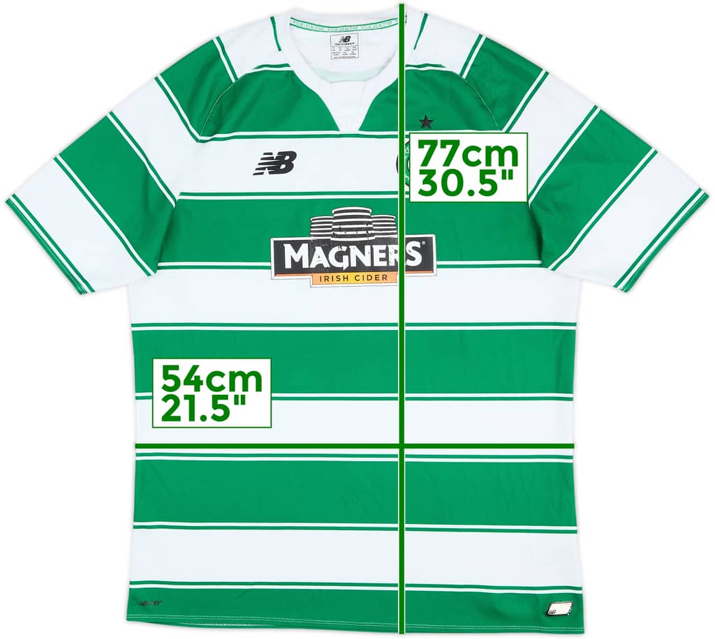 2015-16 Celtic Home Shirt - 6/10 - (XL)