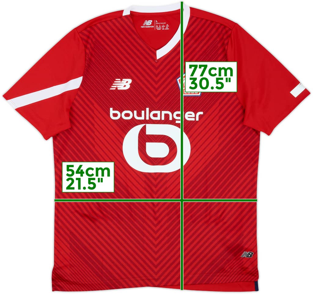 2023-24 Lille Home Shirt - 9/10 - (L)