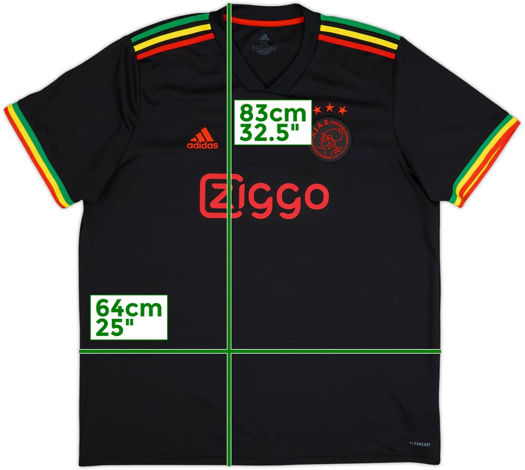 2021-22 Ajax Third Shirt - 8/10 - (XXL)
