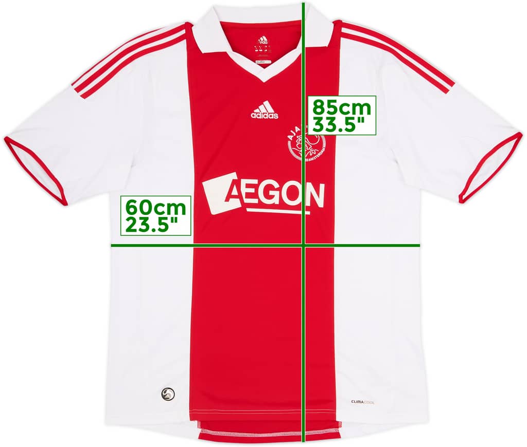 2009-10 Ajax Home Shirt - 8/10 - (XL)